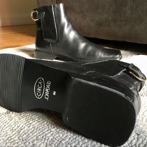 Vintage Circa Joan & David Womens Black Chelsea Boot Buckle US 6M